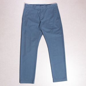 J Crew Flex Thompson Performance Stretch Blue Cotton Chino Pants Men's 34x32